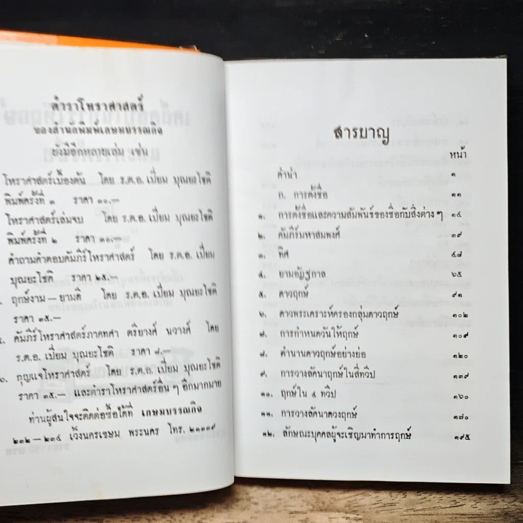 หนังสือ เคล็ดลับในการให้ฤกษ์และการตั้งชื่อ รูปที่ 7