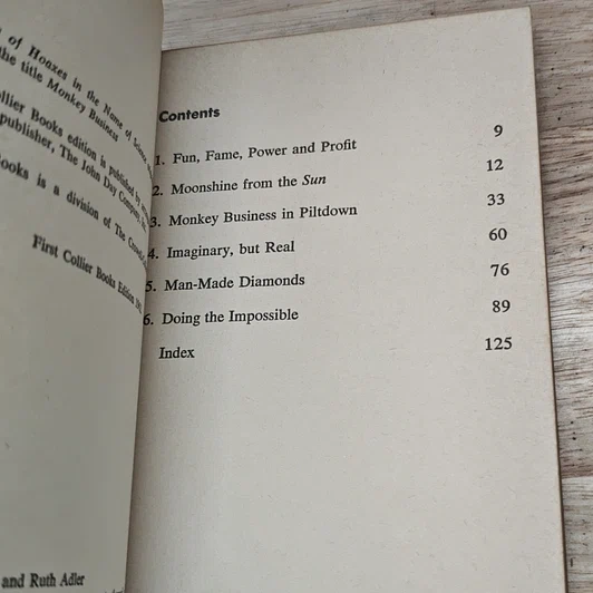 หนังสือ Stories Of Hoaxes In The Name Of Science รูปที่ 7