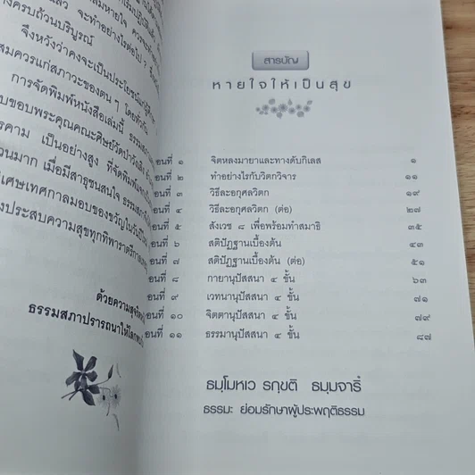 หนังสือ หายใจให้เป็นสุข รูปที่ 6