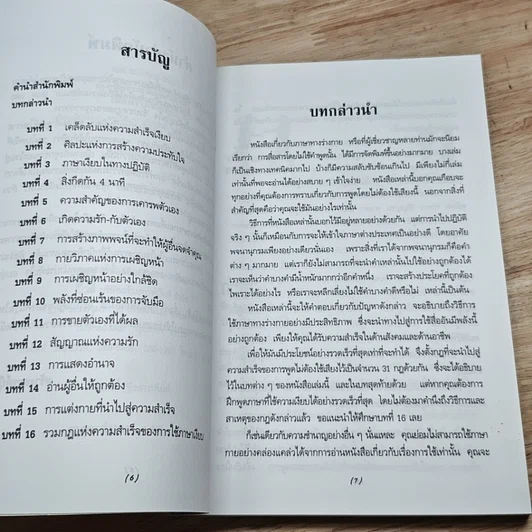 หนังสือ เทคนิคฝึกฝนภาษากายเพื่อความสำเร็จ รูปที่ 6