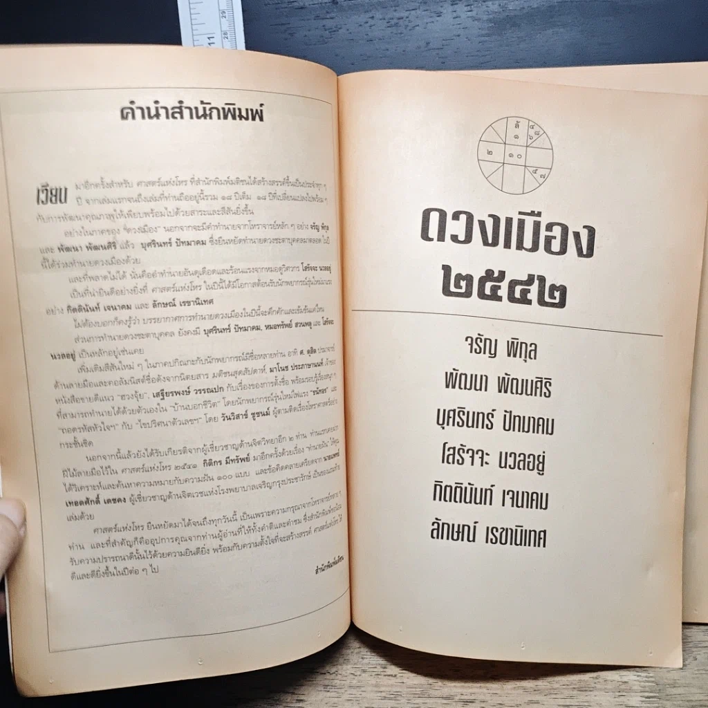 หนังสือ ศาสตร์แห่งโหร 2542 รูปที่ 7