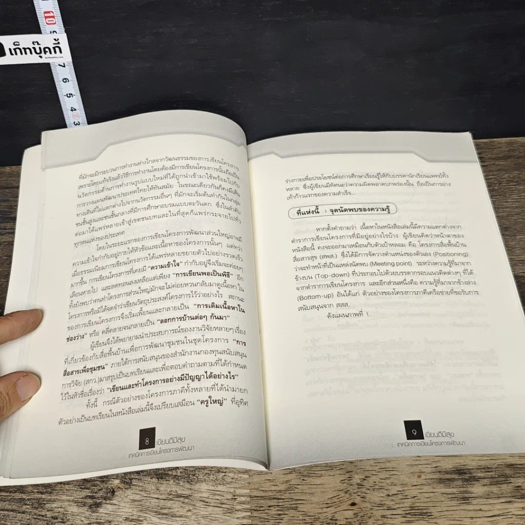 หนังสือ เขียนดีมีสุข : เทคนิคการเขียนโครงการพัฒนา รูปที่ 8