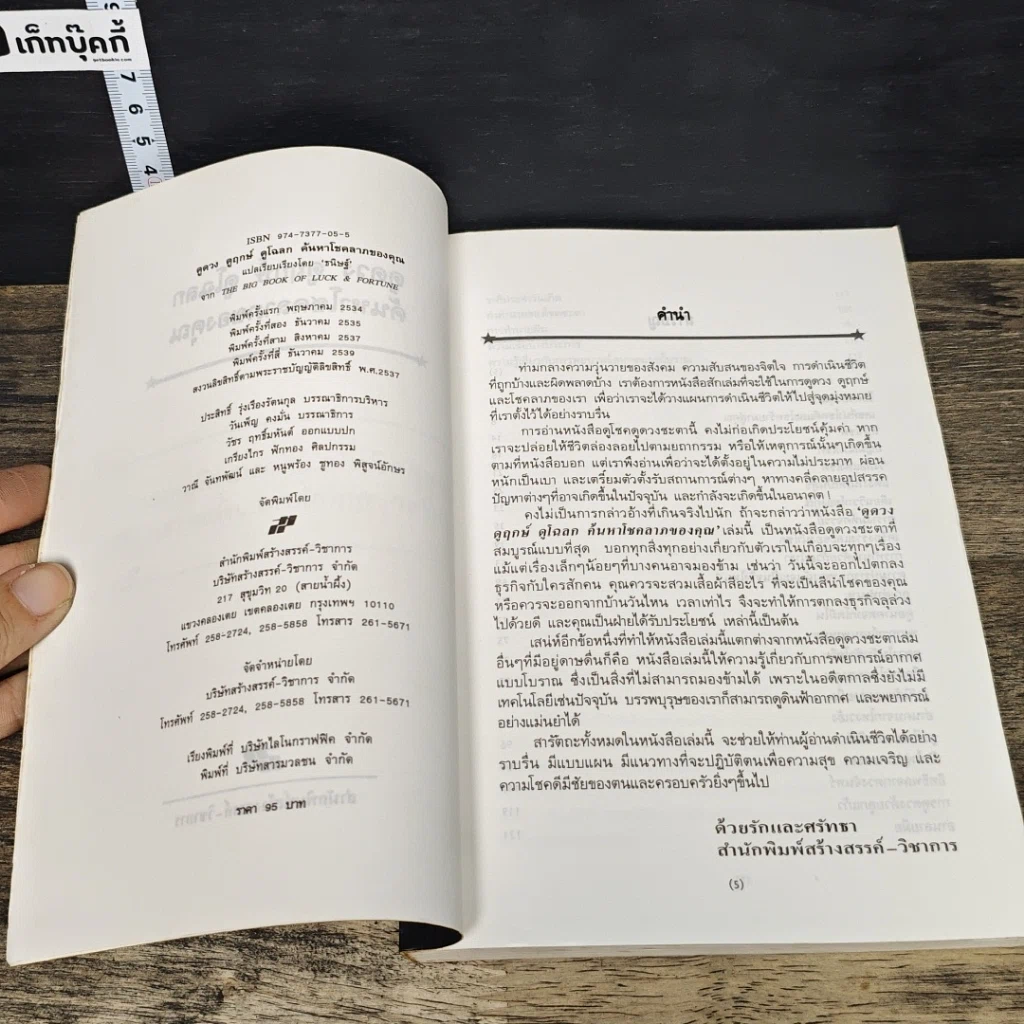 หนังสือ ดูดาว ดูฤกษ์ ดูโฉลก ค้นหาโชคลาภของคุณ รูปที่ 6