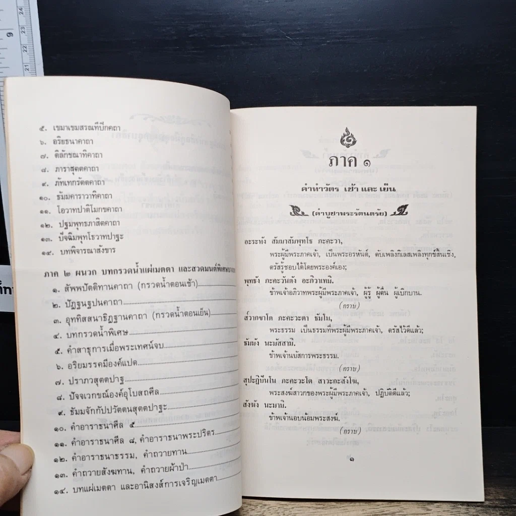 หนังสือ คู่มืออุบาสก อุบาสิกา บทสวดมนต์ทำวัตรเช้า-เย็น แปลไทย รูปที่ 9