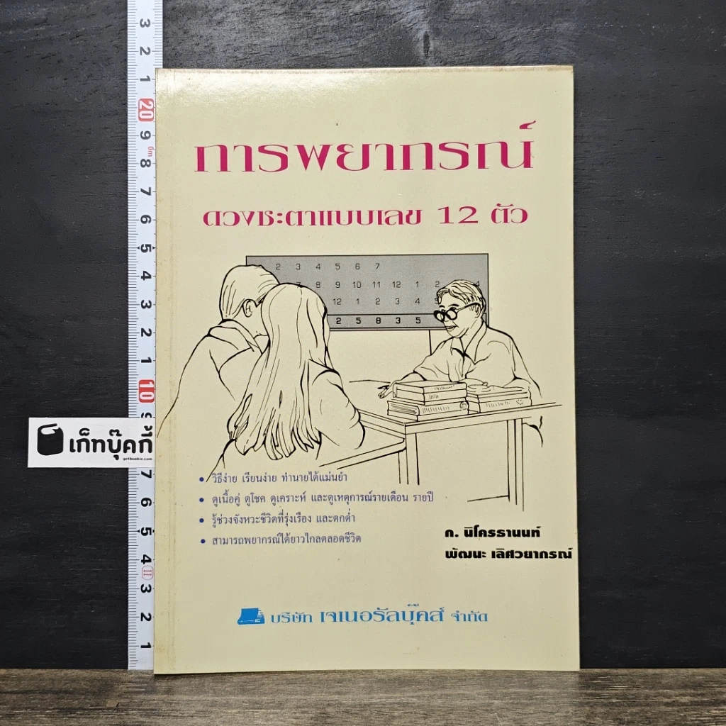 หนังสือ การพยากรณ์ดวงชะตาแบบเลข 12 ตัว รูปที่ 1