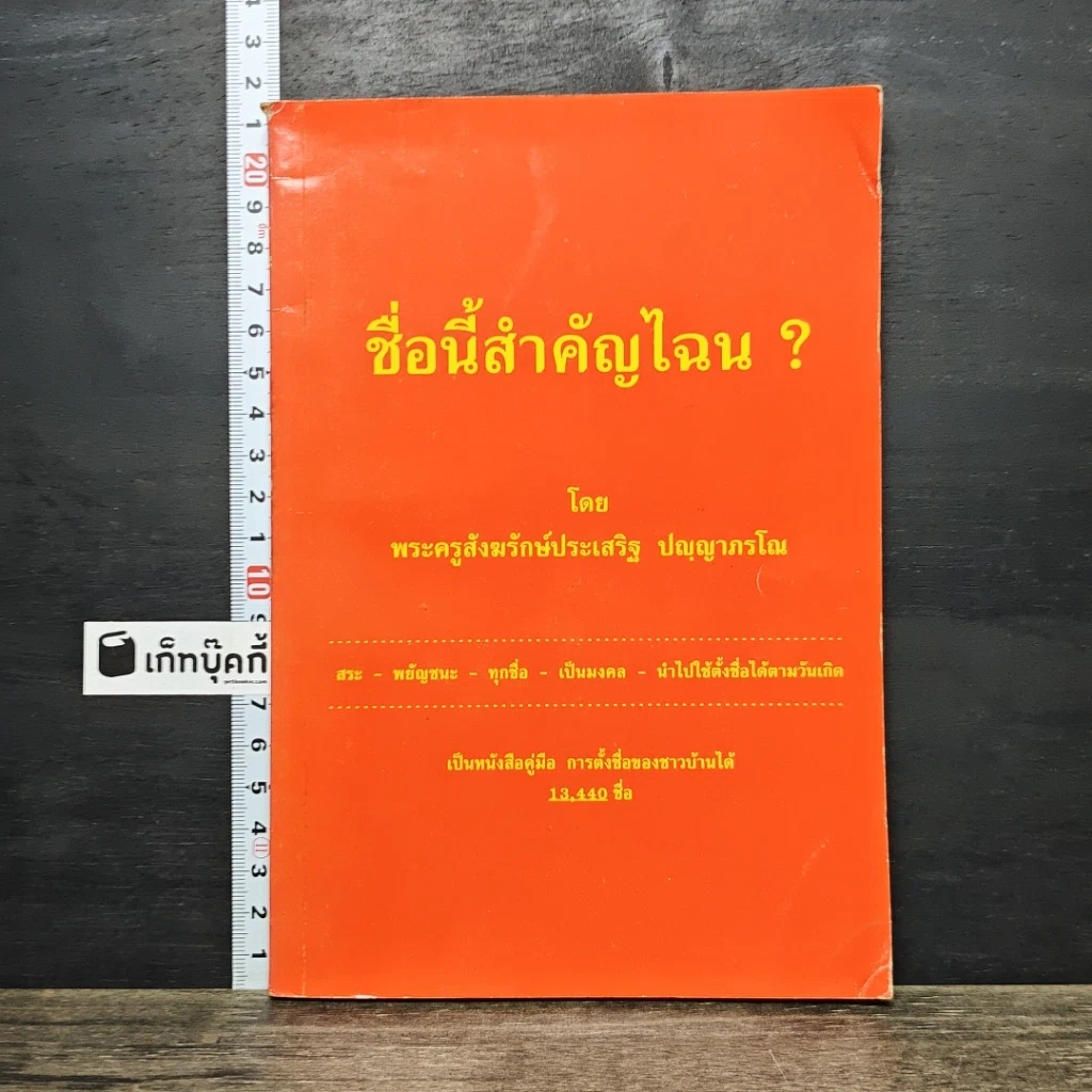 หนังสือ ชื่อนี้สำคัญไฉน? รูปที่ 1
