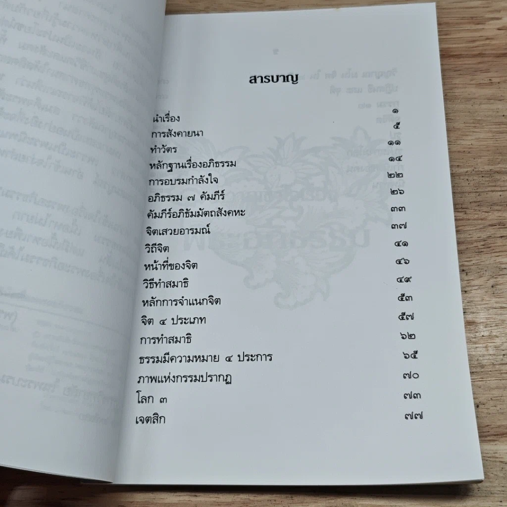 หนังสือ ความเข้าใจเรื่องพระอภิธรรม รูปที่ 6