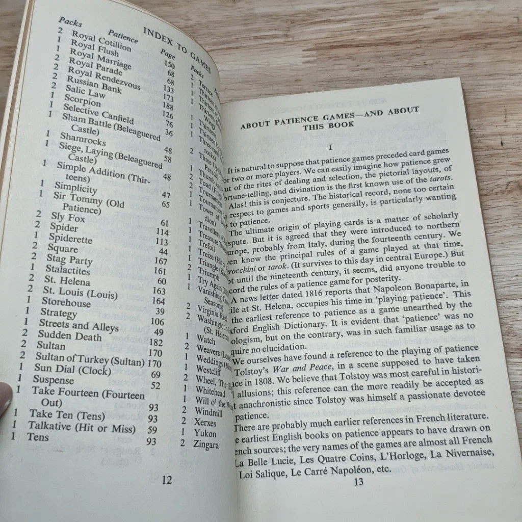 หนังสือ The Complete Book of Patience รูปที่ 10