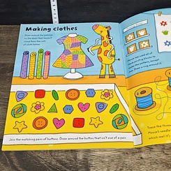 หนังสือ Usborne Wipe-Clean First Puzzles รูปที่ 7