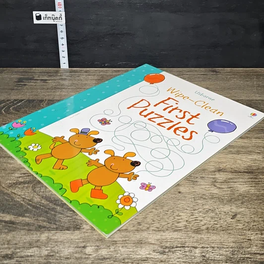 หนังสือ Usborne Wipe-Clean First Puzzles รูปที่ 3