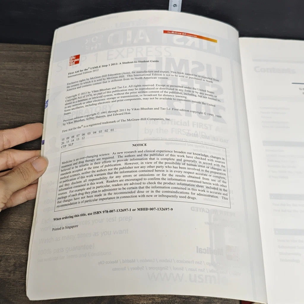 หนังสือ First Aid for the USMLE Step 1 รูปที่ 6