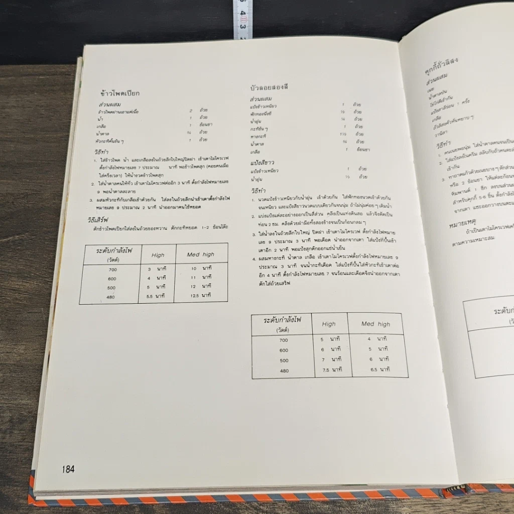 หนังสือ ตำราประกอบอาหารด้วยเตาไมโครเวฟ Microwave Cook Book Turbora รูปที่ 8
