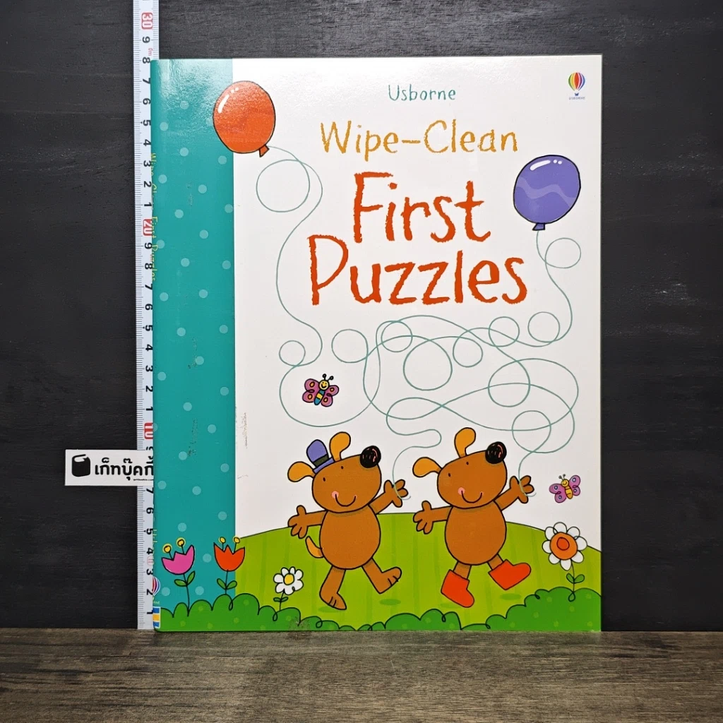 หนังสือ Usborne Wipe-Clean First Puzzles รูปที่ 1
