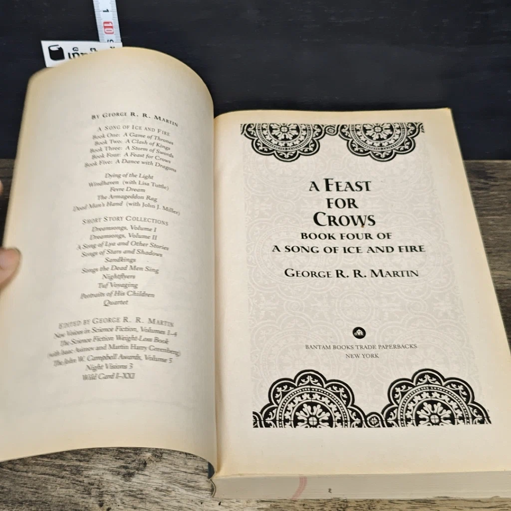 หนังสือ A Game of Thrones A Feast for Crows รูปที่ 6