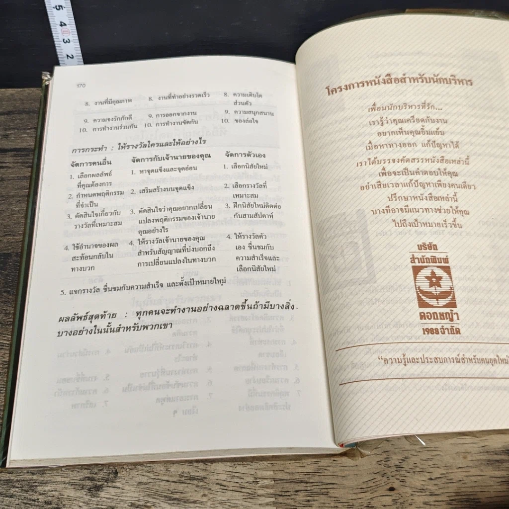 หนังสือ แรงจูงใจไฟแห่งการบริหาร รูปที่ 9