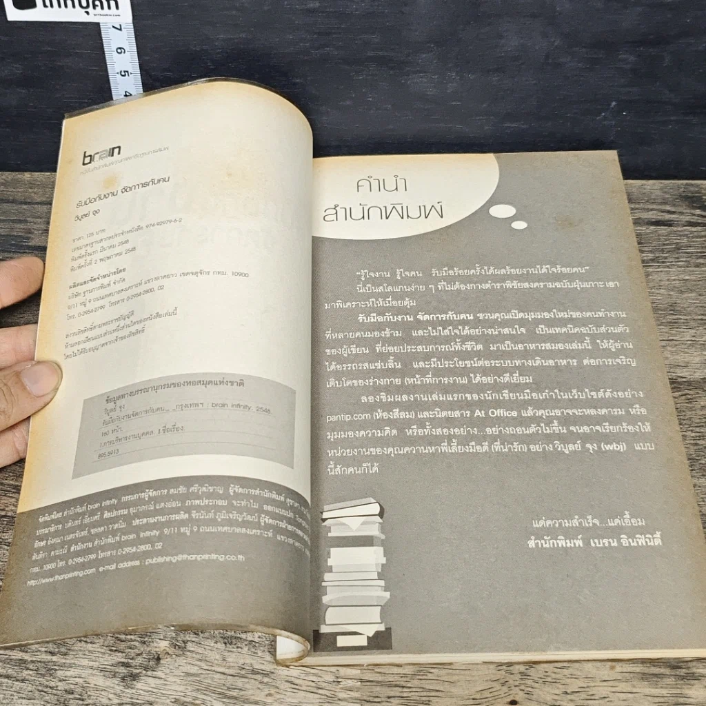 หนังสือ รับมือกับงาน จัดการกับคน รูปที่ 6